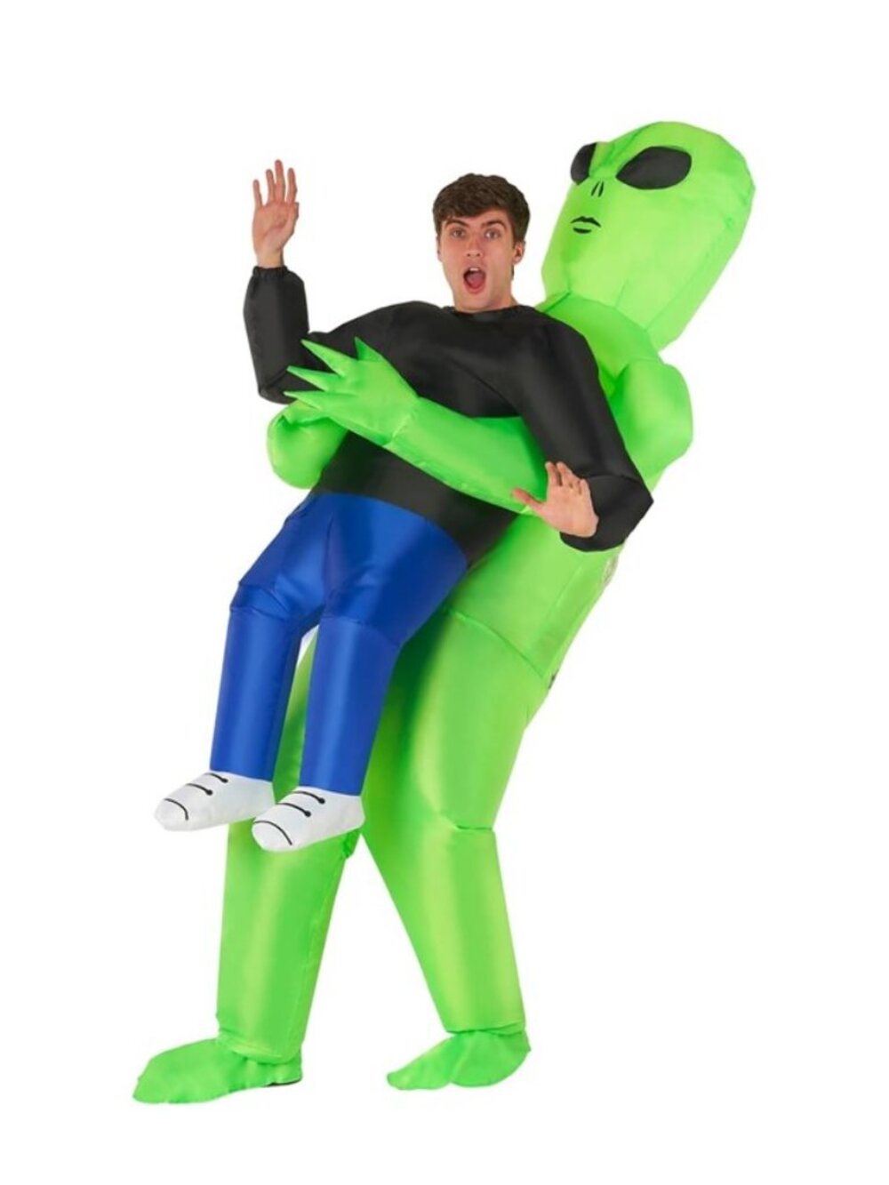 Inflatable Alien Costume – Blow Up Alien Abduction Costume – Adult